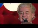 Far-right Wilders celebrates exit poll Dutch election win