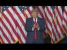 Trump cheered by supporters after victory in Iowa caucus