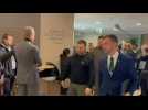 Ukraine's president Zelensky arrives at WEF in Davos