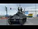 Military vehicles outside prison in southern Ecuador