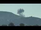 Smoke billows after Israeli strikes on southern Lebanon