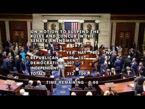 US Congress passes funding bill, staving off shutdown