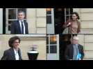 French ministers leave after cabinet meeting