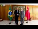 China FM meets top Brazil official in Brasilia