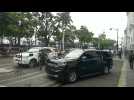 Ecuador president leaves high-profile meeting with security officials