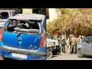 Security at the site of deadly Israeli strike on Damascus
