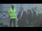 UK Prime Minister arrives to give evidence at Covid-19 Inquiry
