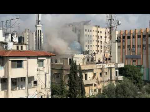 Strike targets Hamas-run ministry of communications in Gaza City