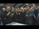 French President Macron visits flood-hit region in northern France