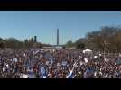 Thousands of Pro-Israel protesters gather in Washington, DC