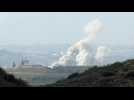 Rocket sirens in Israel and strikes in northern Gaza