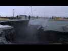 Large cracks open in Grindavik as Iceland volcano threat looms