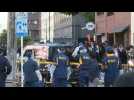Police cordon off area after car crashes near Israeli embassy in Tokyo