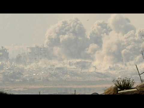 Explosion, smoke in northern Gaza seen from Israel's Sderot