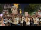 Demonstration in Tel Aviv for the release of Hamas hostages