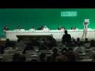 Activist crashes COP28 event demanding an end to fossil fuels