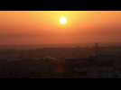 Smoke rises following Israeli strikes on Gaza's Khan Yunis
