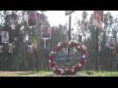 A memorial at site of Nova festival to remember the victims of Hamas attack on October 7