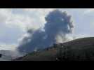 Huge cloud of smoke billows from south Lebanon's village after Israeli strike