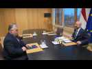 EU Council President Michel meets Hungarian PM Orban ahead of EU Summit