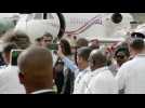 President Maduro arrives for meeting with Guyana president over Essequibo dispute