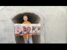 Families of Hamas-held hostages unveil symbolic tunnel