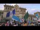 Thousands await in Guatemala City for new president's inauguration