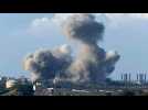 Large plume of smoke billows over central Gaza skyline