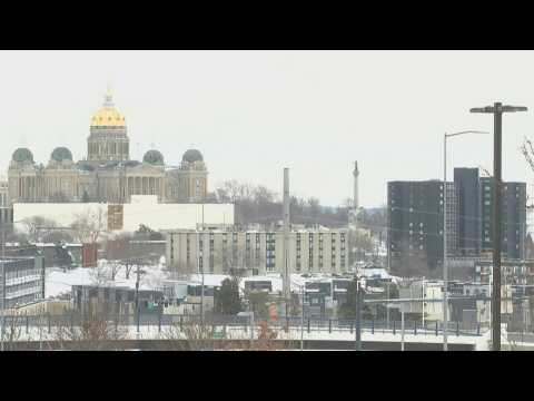 Iowa State Capitol as US presidential contest kicks off