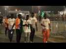 Fans arrive at stadium for AFCON tournament opener