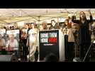 Thousands attend 24-hour rally for hostages marking 100 days of the Israel-Hamas war