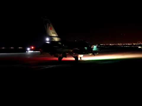 Turkish fighter jets take off to strike Kurdish targets in Syria