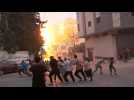 Moment after Israeli strike hits building in Gaza