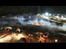 Israeli forces clash with Palestinians outside Ofer prison ahead of prisoner release