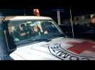 Red Cross convoy carrying released Hamas hostages cross Rafah to Egypt