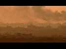 Sunset over northern Gaza after truce extended by one more day