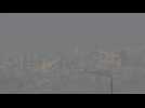 Northern Gaza seen from Israel's Sderot as temporary truce expires