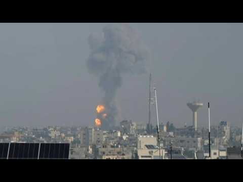 Strikes hit west of Gaza's Khan Yunis