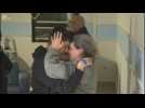 Freed Israeli mother and her 12-year-old daughter reunite with their family at Sheba hospital