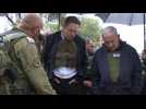 Israeli PM Netanyahu visits kibbutz Kfar Aza with Elon Musk