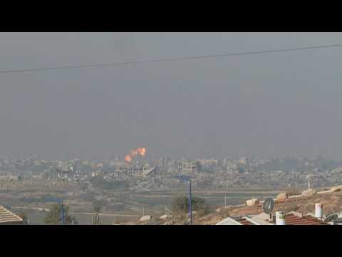 Israeli bombardment of Gaza continues for second day after truce collapse