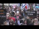 'Bring them home': thousands march against anti-Semitism in London