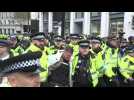EDL founder Tommy Robinson arrested at anti-Semtism march in London