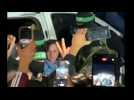 Hamas gunmen handover two Russian women hostages to the Red Cross in Gaza's Khan Yunis