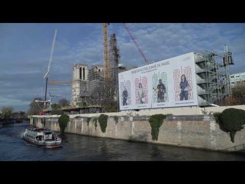 New Notre-Dame spire takes shape on Paris skyline