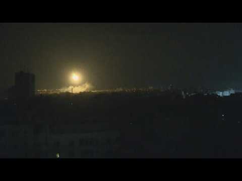 Rockets fired from Gaza intercepted by Iron Dome over Israel's Ashkelon