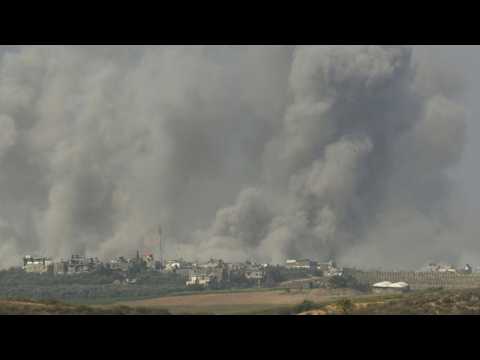 Rockets fired from Gaza, interceptions and air strikes seen from Sderot
