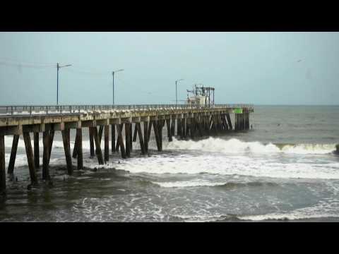 Rains in El Salvador as tropical storm Pilar scrapes past Central America