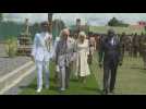 King Charles attends ceremony at Kariokor cemetery in Kenya