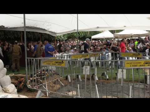 Funeral of Israeli soldier killed in Gaza battles